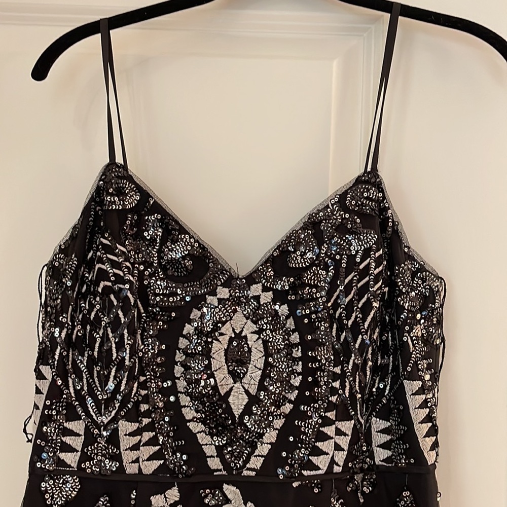 Aidan Mattox Sequin Evening Gown - image 2